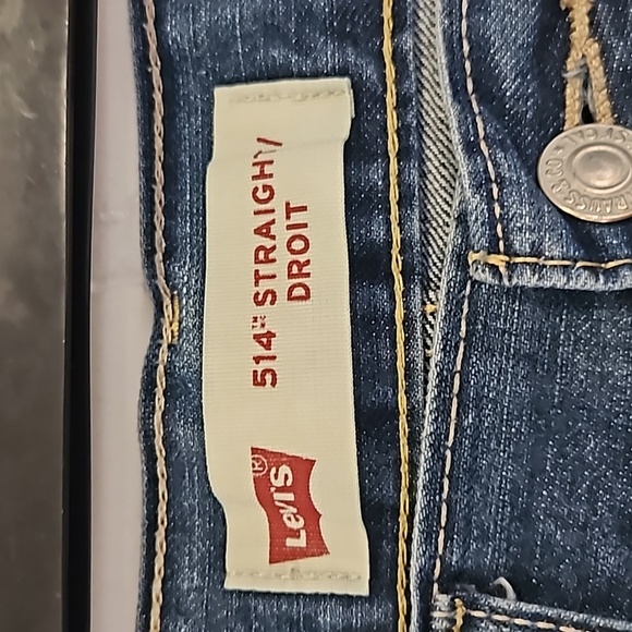 Levi's | 514 straight blue jeans - Boys18 | W29 L29 - Picture 2 of 4